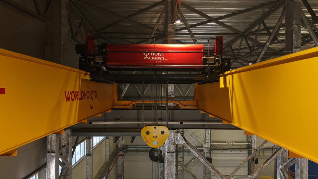 Как краны WORLDHOISTS помогают ООО НПФ «Энтехмаш» создавать турбины будущего